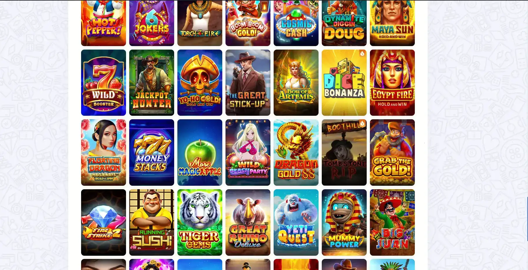 официальный сайт Azartmania казино, игровой зал